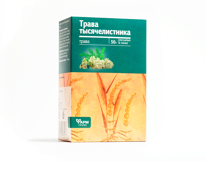 Тысячелистник, трава, россыпь 50 г
