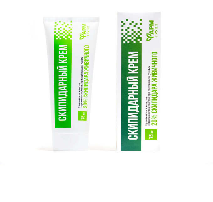 Скипидарный крем согревающий для тела 75 мл