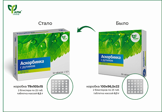 Аскорбинка с рутином форте
