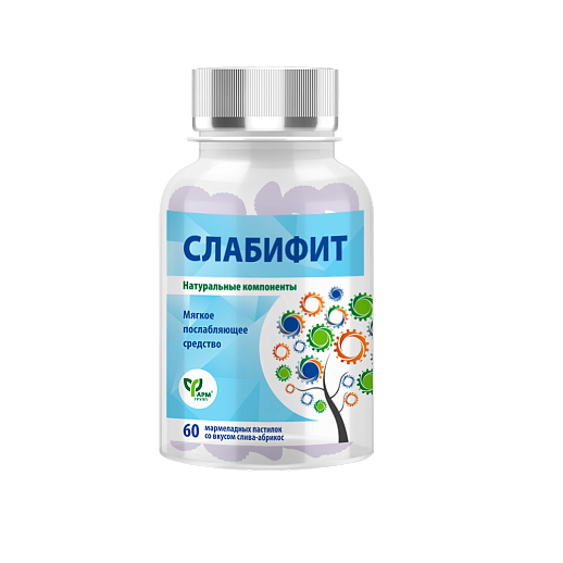 Жевательные пастилки Слабифит» со вкусом слива-абрикос