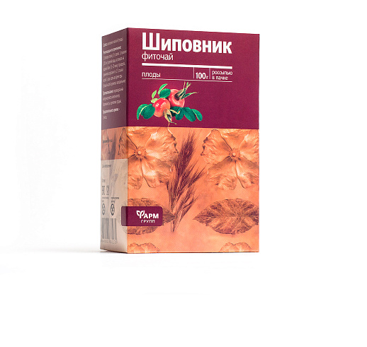 Шиповник, плоды (фиточай), россыпь 100 г