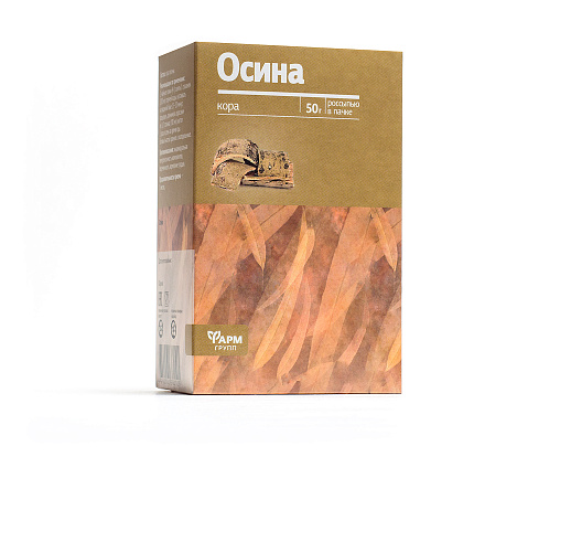 Осина, кора, россыпь 50 г