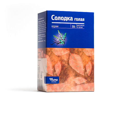 Солодка голая, корни, россыпь 50 г