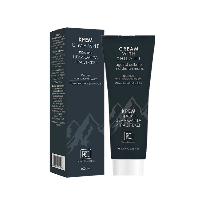 Крем с Мумие. Против целлюлита и растяжек 100 мл