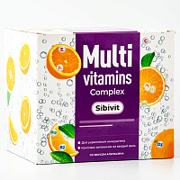 Шипучие мультивитамины для взрослых со вкусом апельсина №20